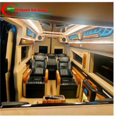 Nội thất từ dòng xe Limousine nhập khẩu độc quyền tại Hoàng Gia Thịnh