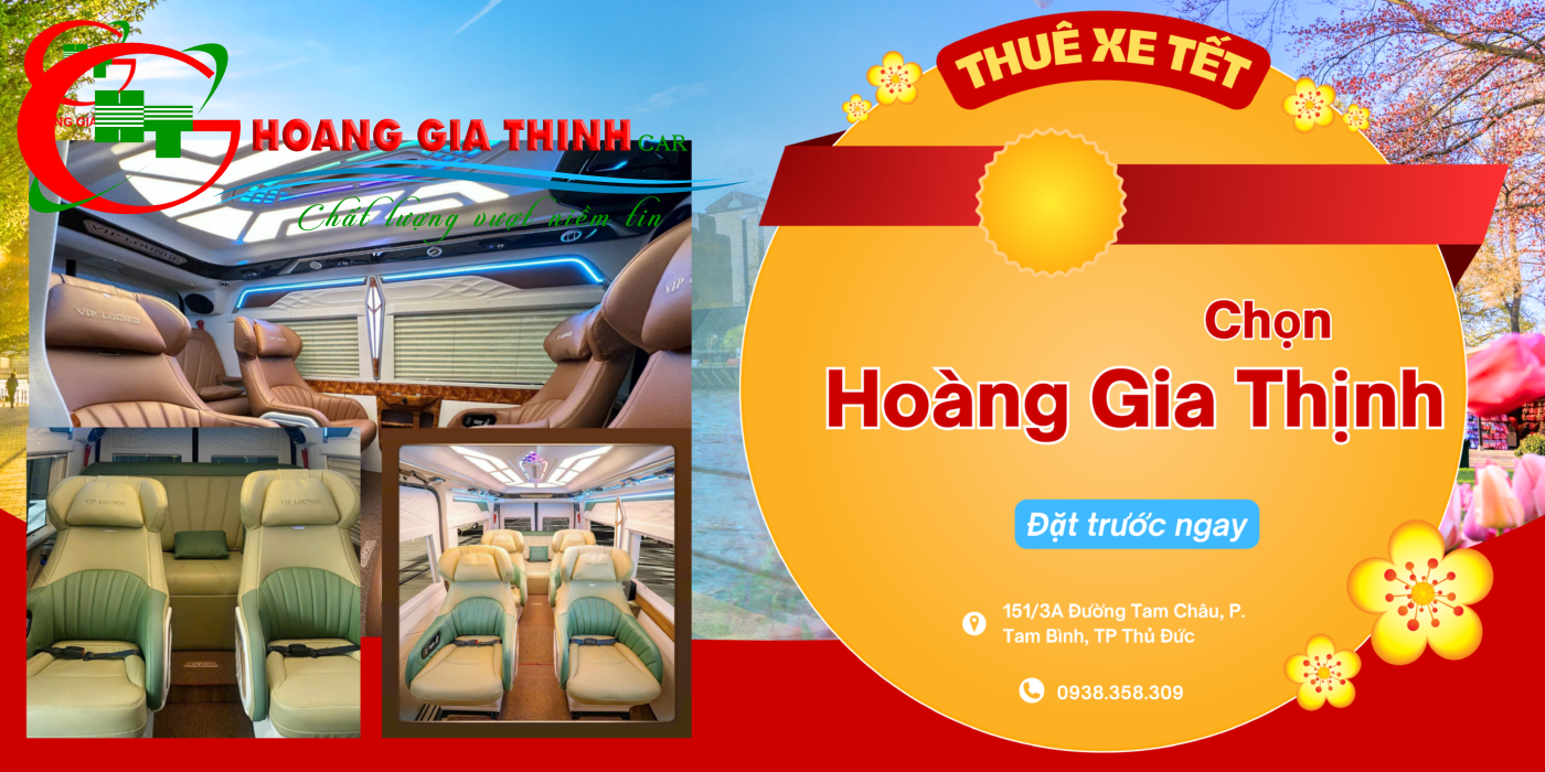 Tết Nguyên Đán 2025 - Lựa chọn thuê xe Limousine tại Hoàng Gia Thịnh
