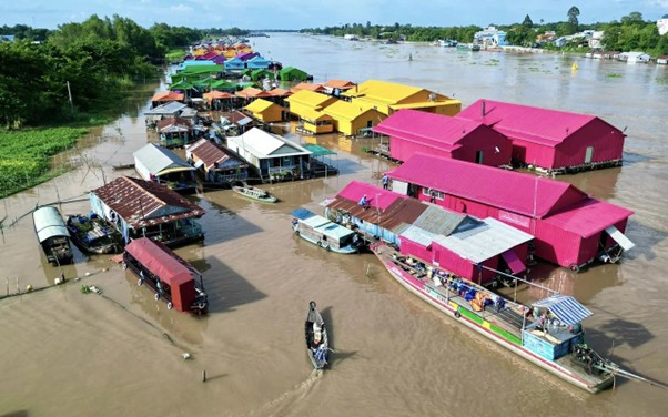 Làng bè Châu Đốc