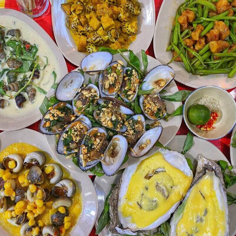 Ốc đẫm vị biển tươi tại Phước Hải